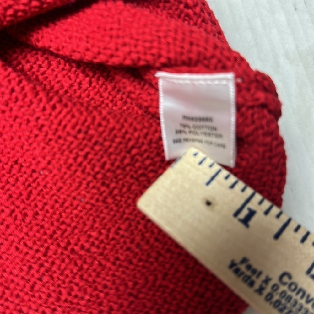 Vintage90’s Pendleton Red Knit Twinset | Cardigan + Shell · Quiet Luxury Capsule - Picture 10 of 16